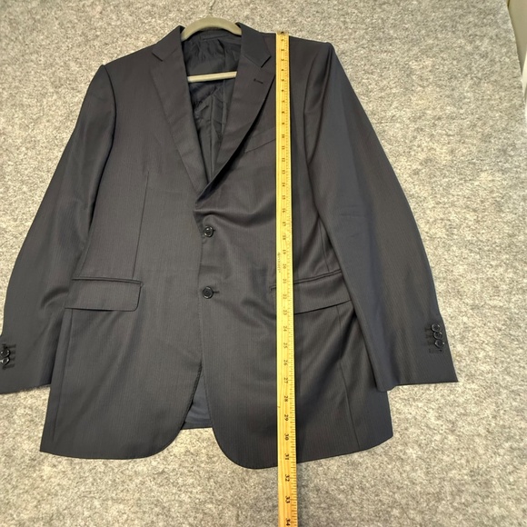 Ermenegildo Zegna for Harry Rosen Academia Navy Wool Blazer Sport Coat 54L - Picture 5 of 13